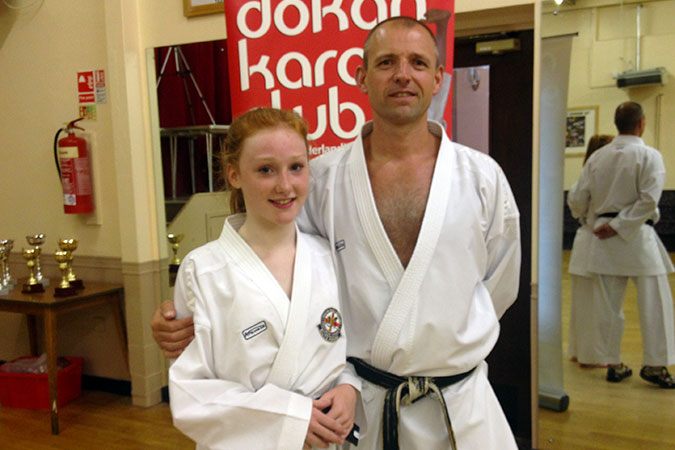 Simone Stewart and Sensei Mitchinson